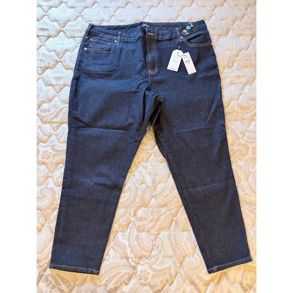 Express Flexx Skinny Mid Rise Jeans XL Short – Dark Wash NWT Women’s